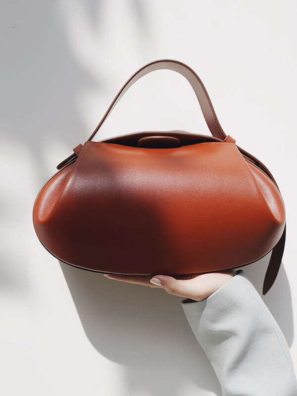 Women S Crossbody New Casual Versatile Three Dimensional Ladies Underarm Small Round Baguette Bag Handbag Large