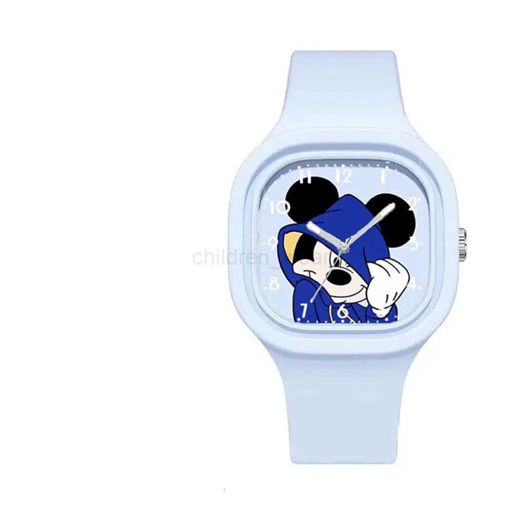 Disney Mickey Minnie Mouse Children Watches Kids Boy Girl Cute Anime Cartoon Primary School Student Fashion Watch Birthday Gift W20250716