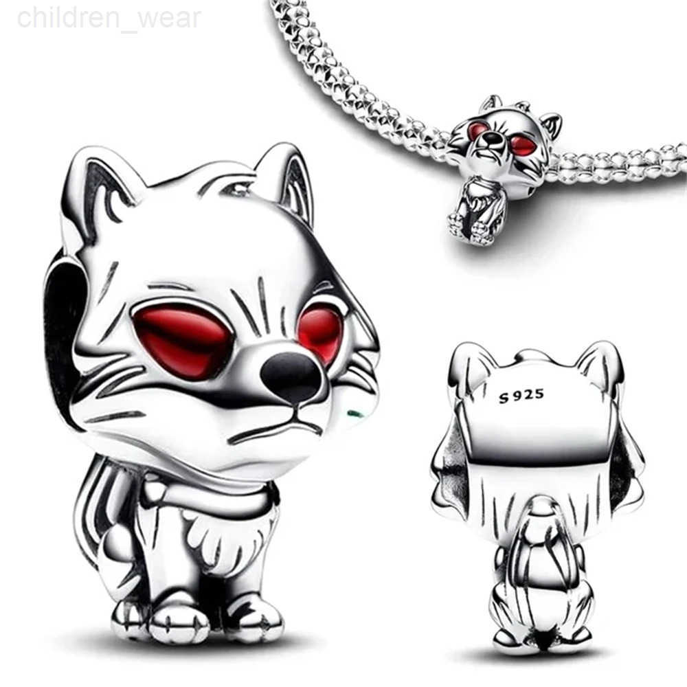 Disney 925 Silver Original Miniso Charms Fit Bracelet Dragon Wolf Chair Egg Sword Beads Charm for Women Jewelry Making Accessories Gift W20250716