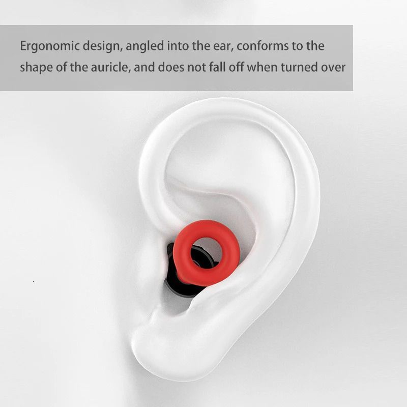 Reusable Noise Reducing Earplugs Focus Travel Concerts Hearing Protection Sports Events Swimming Earplugs
