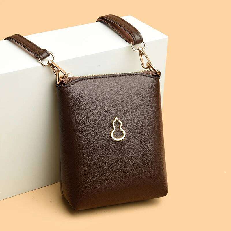 Leather Mobile Phone Bag Genuine Handbag Women Fashion Shoulder Crossbody Bags Designer Ladies Messenger Purse Bags