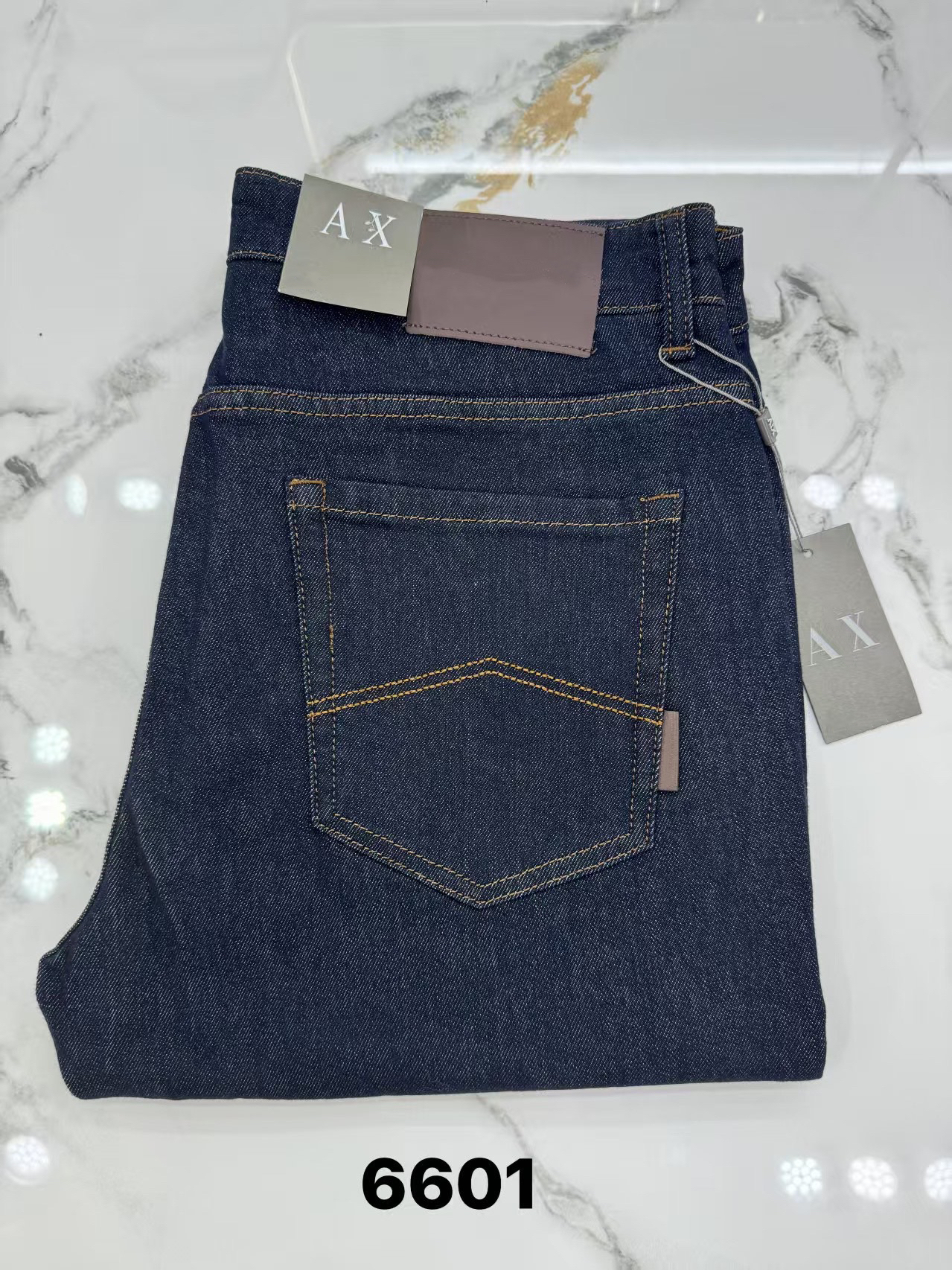 Men's Designer Tailored Jeans - Business Casual Pants with Retro Vintage Style