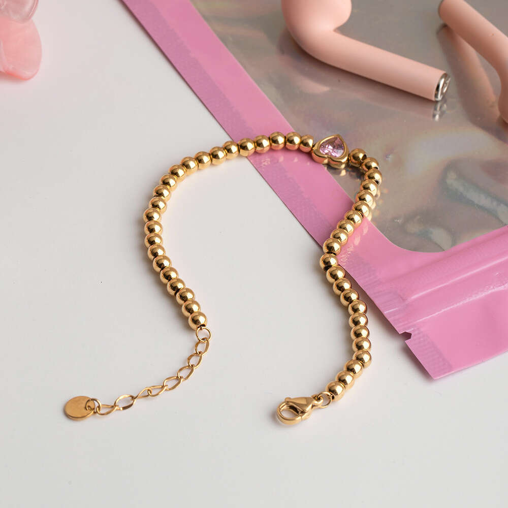 Wanxing Zircon Bracelet Light High-end Feel Titanium Steel Non-fading Niche Design Jewelry