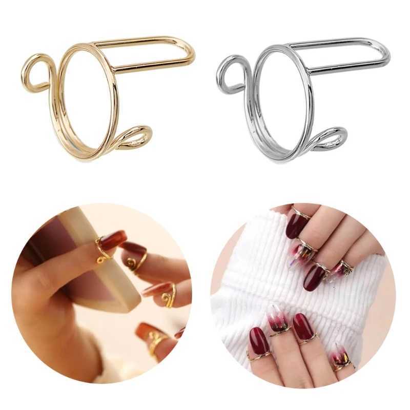 10Pcs Art Rings Adjustable Fingertip Rings Women Party Jewelry Metal Open Rings Material Women Jewelry S250716