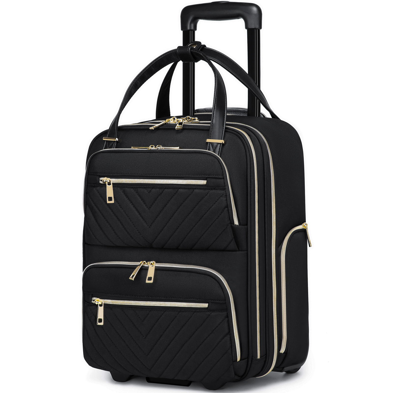 Carry-On Underseat Luggage with Wheels,Underseat Lightweight Suitcase for Women Men,16 inch Airlines Luggage for Overnight Business Travel