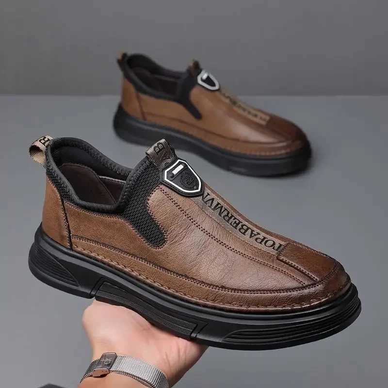 Soft Mens Leather Shoes Business Dress Formal Velvet Moccasin Footwear Offer Mens Casual Shoes High Quality Fashion Low Price PU W250716