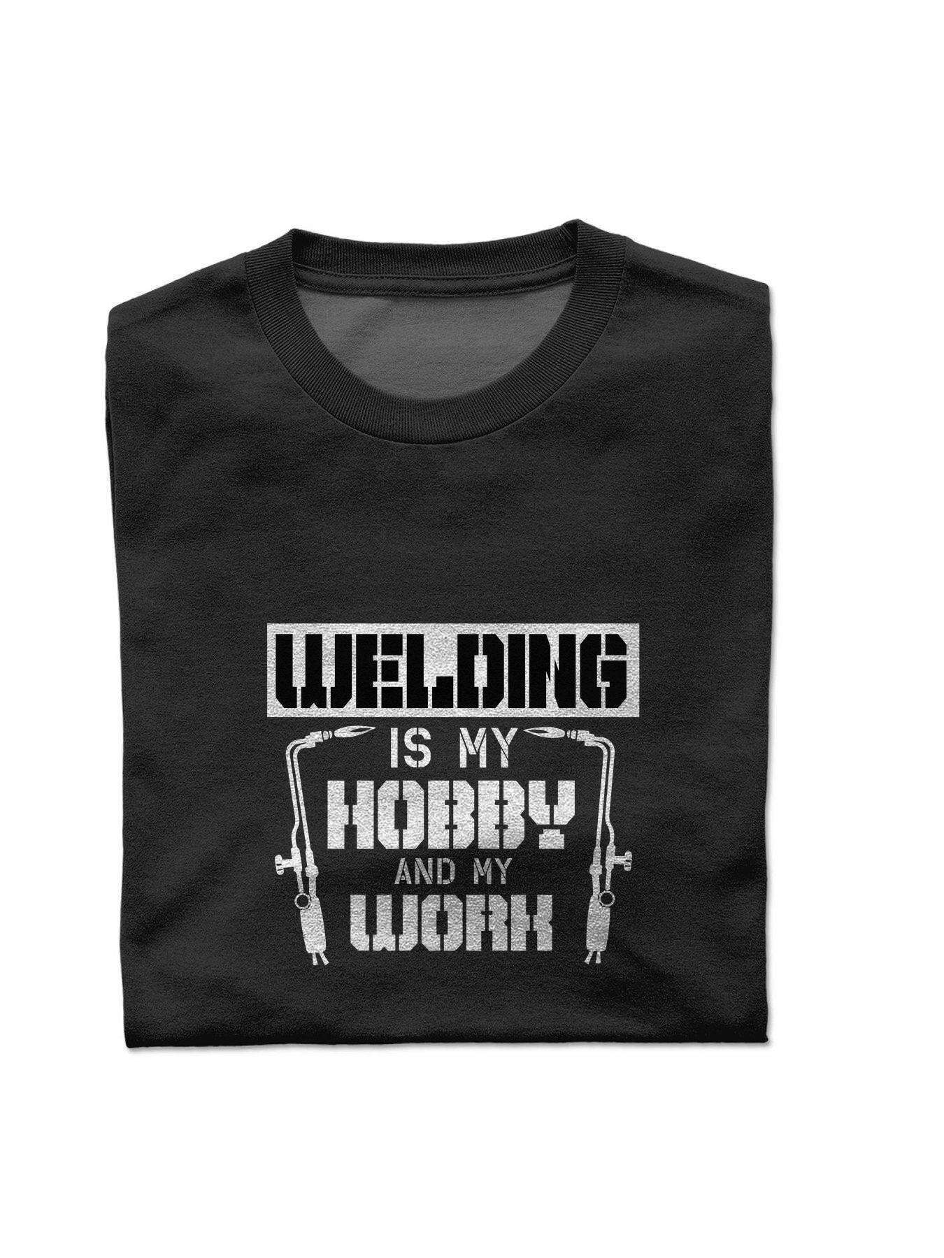 VogueEpoch Men Adult Cotton S-3XL boy White text 180g Round collar black T Shirts Short sleeve Wed e0