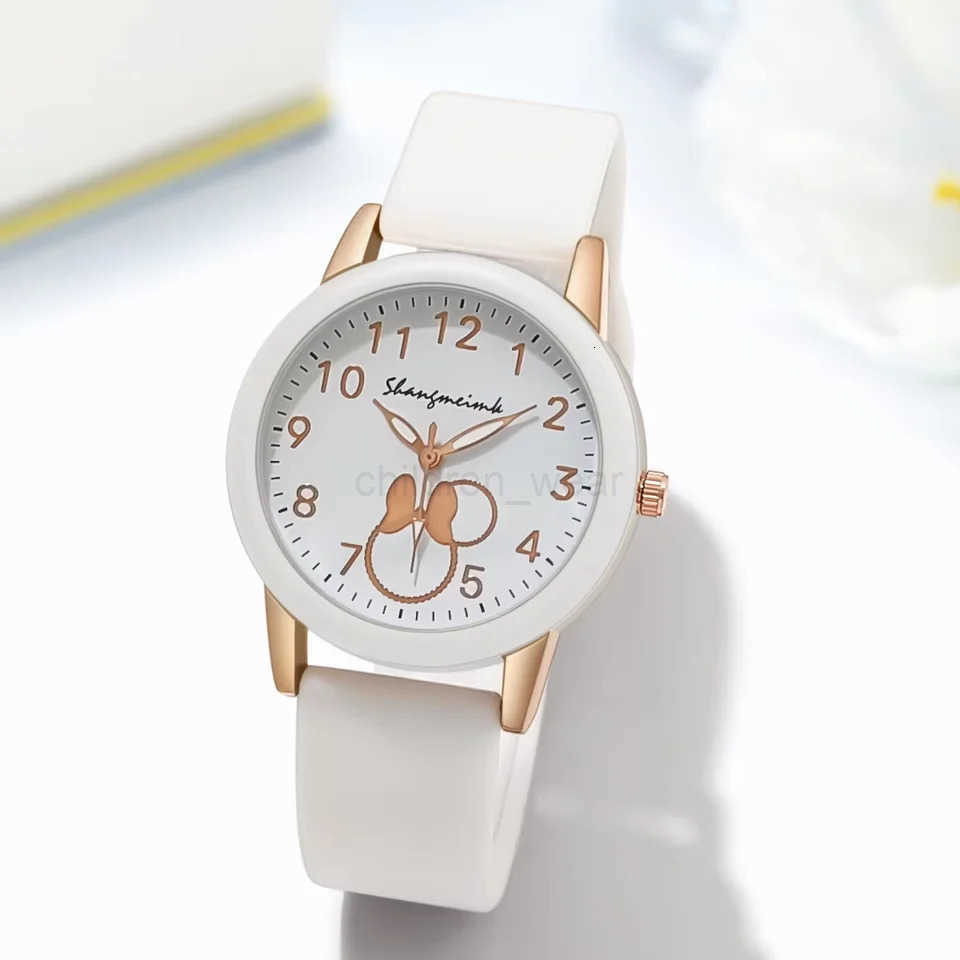 Disney 1pc Womens Watch Casual Silicone Strap Material Digital Scale Quartz Watch W20250716