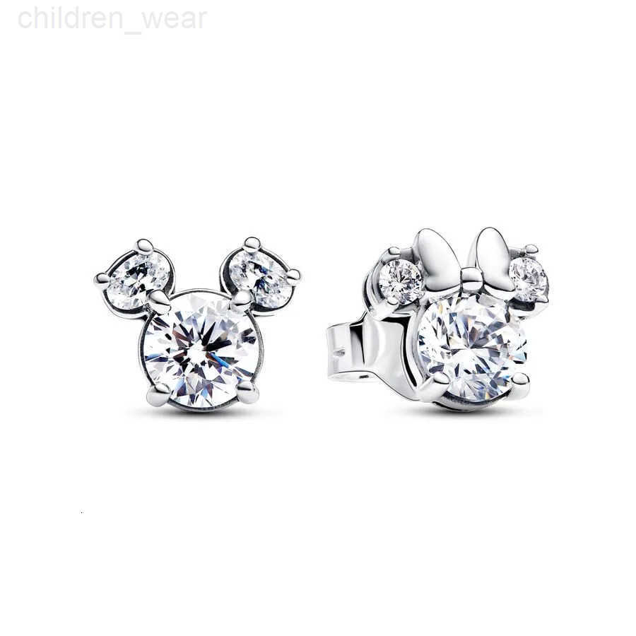 Disney 2024 Disney Charm Mickey Mouse And Minnie Mouse Pendant Fits Original Bracelet DIY Charms Women Exquisite Jewelry W20250716