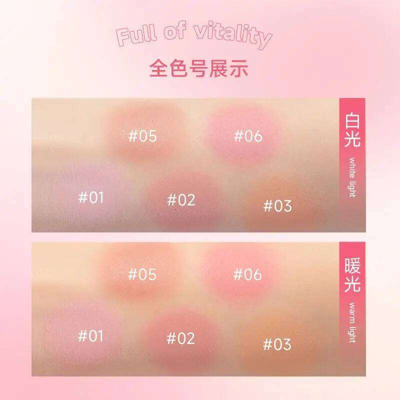 UKISS Cosmetics Matte Powder Blusher Long Lasting Shrink Natural Monochrome Brighten Skin Tone Portable Beauty Blush Makeup X250716