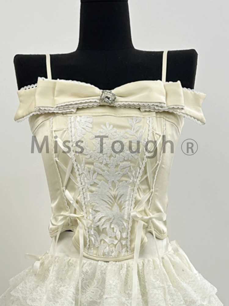 Summer Princess Elegant Mini Skirt Suit Women French Fashion Casual Y2k Lolita 2-Piece Set Female Lace Solid Bow Kawaii Set 2024 R250716