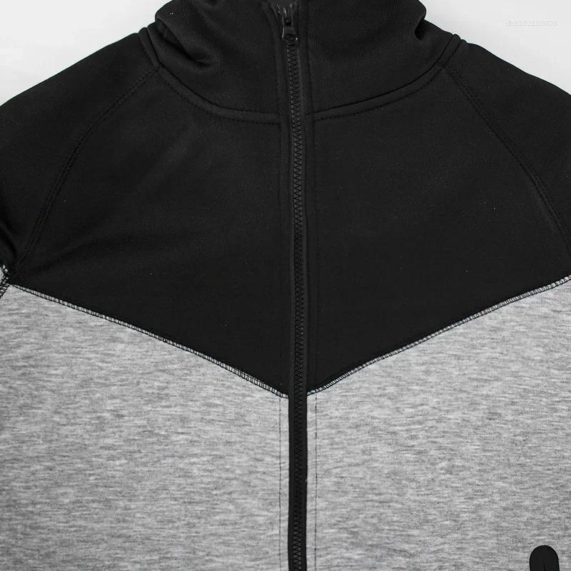 Men's Tracksuits Cross-Border Hooded Sweatshirt European Style Sport Suit One Set Customized Factory Wholesale Defined