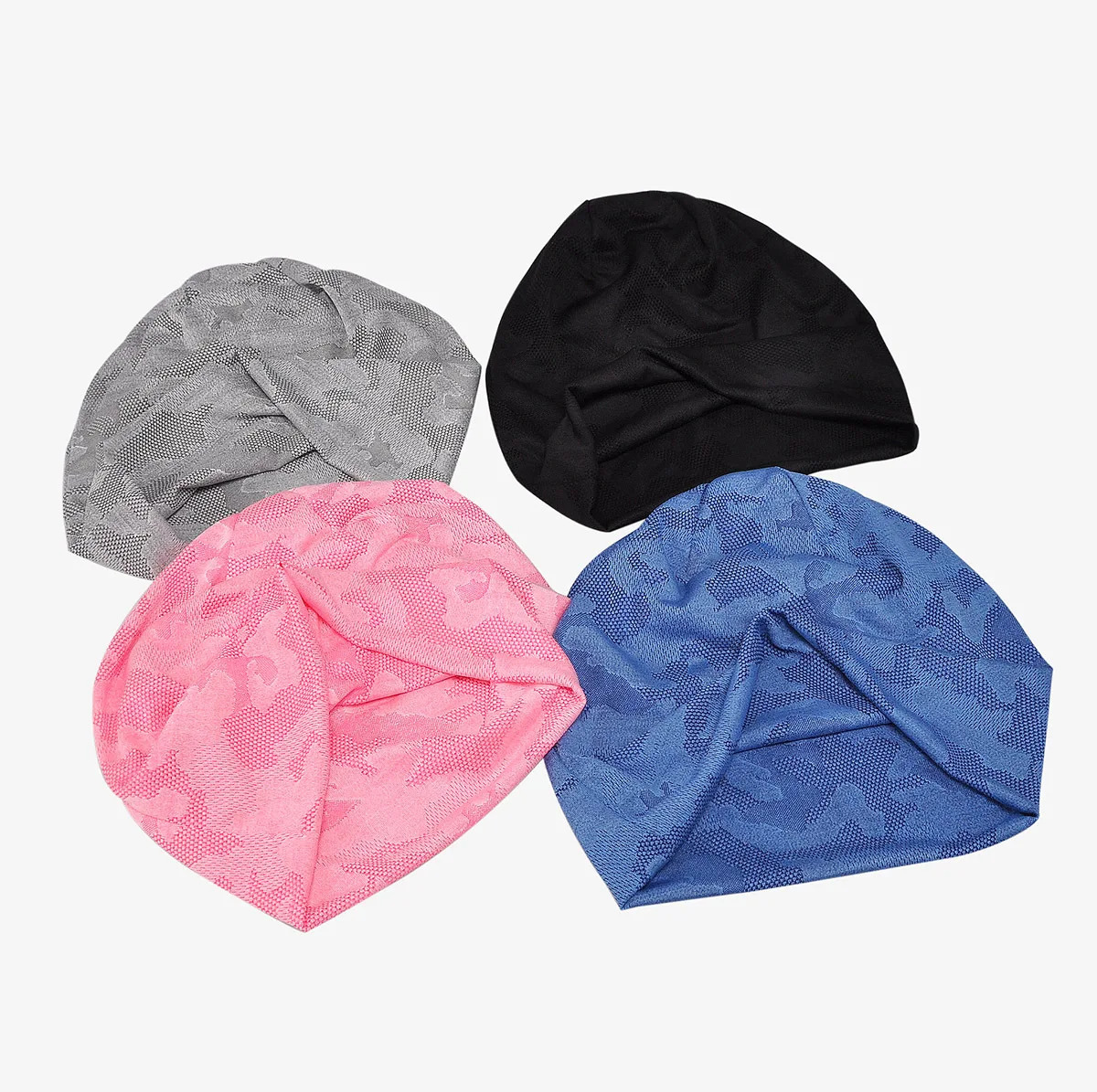 COKK Beanie Men Women Thin Hat Camouflage Mesh Breathable Elastic Soft Running Sports Outdoor Bonnet Cap 250715