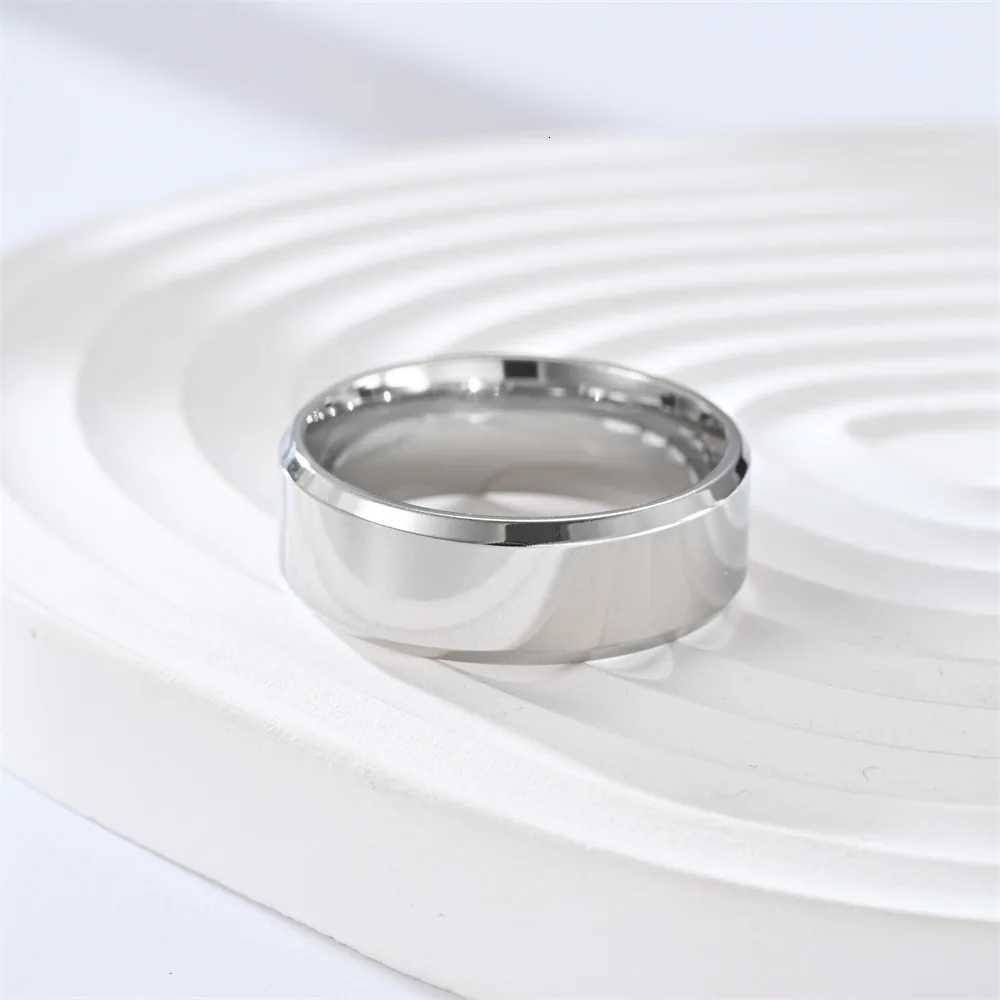 7 Colors 8mm Men Rings Titanium Stainless Steel Rings For Men Women Matte Brushed Wedding Engagement Ring Couple Jewelry Gift S250716