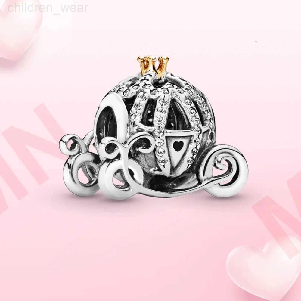 Disney 2024 New Fashion Original Design Princess Charm Bead Silver Plated Suitable for Girls Bracelet DIY Jewelry Gifts W20250716