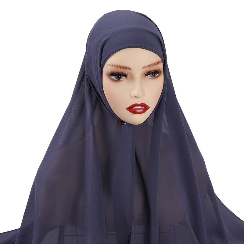 T1226 hooded scarf set convenient headscarf scarf