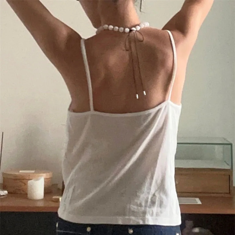 White stone ball beaded necklace for women natural stone necklace minimalist simple handmade summer beach jewelry 250712