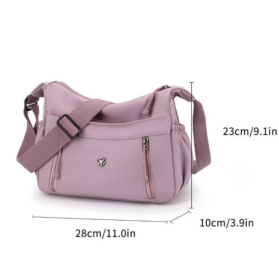 Multiple pockets Shoulder Bags for Women Nylon Waterproof Purses and Handbags Luxury Women Designer Female Crossbody Bag Sac