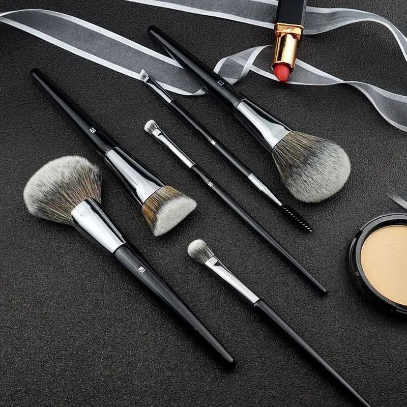 1pc Angled Foundation Makeup Brushes Liquid Foundation Base Makeup Brush Bronzer Sided Detail Face Essential Beauty Tools 854 XJ2500716