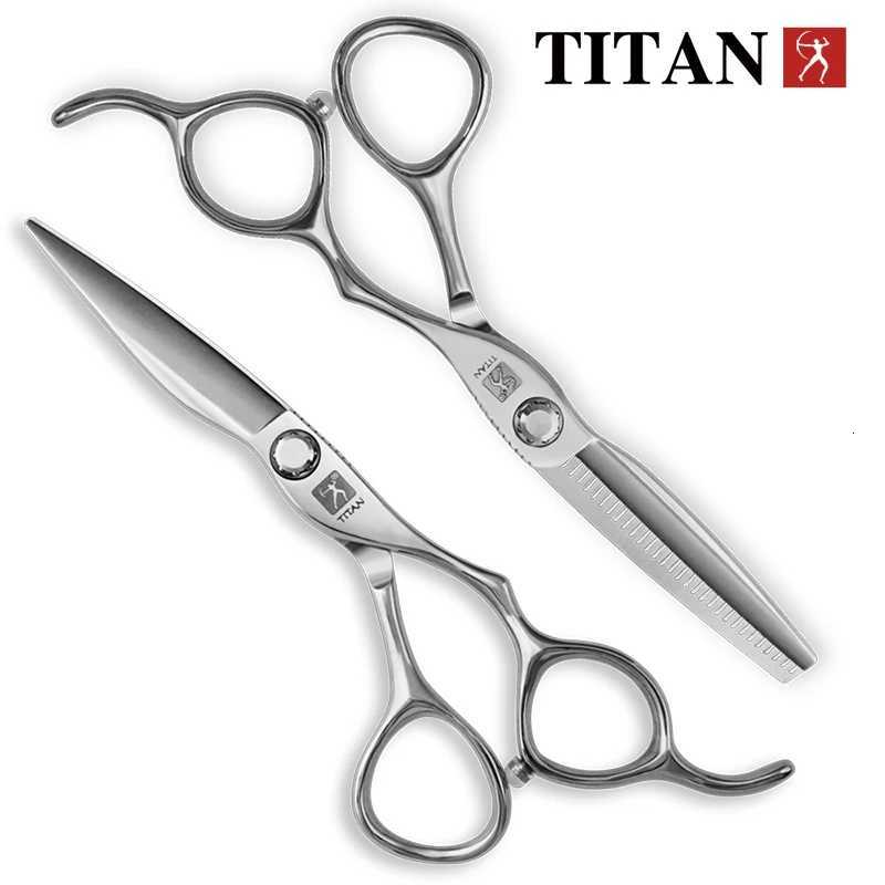 TITAN professional hairdresser barber hairdressing hair cutting thinning set hair scissors W250716