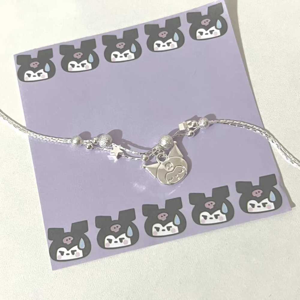 Sanrio Kawaii Sanrio Hello Kitty Kuromi Decorative Bracelet Cartoon Kt Cat Student Fashion Simple Charm Girls Jewelry Accessories Gifts w250716