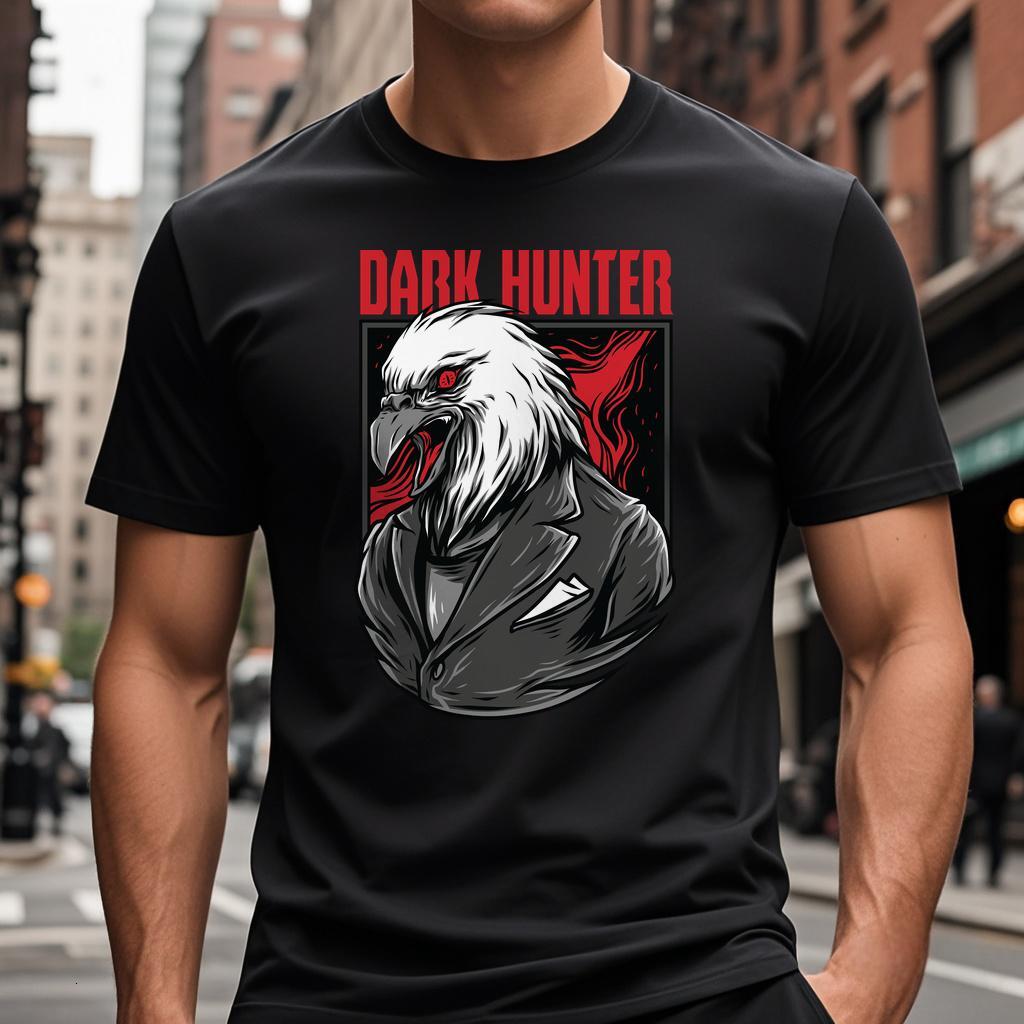 T Shirts Men S-3XL black crow Short sleeve Round collar bird White Cotton Wed cf i