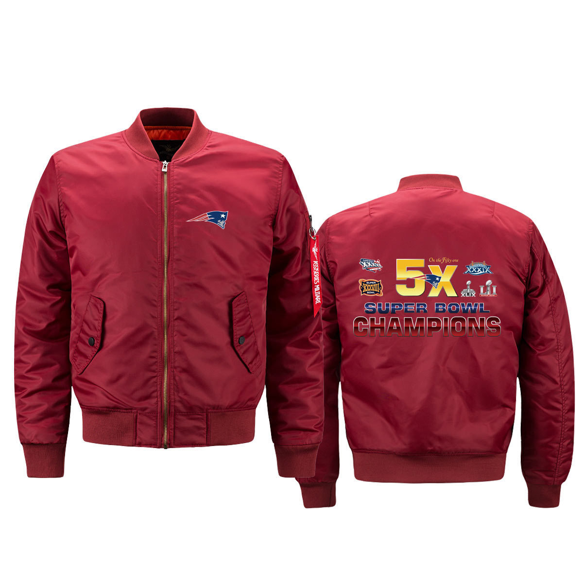 Patriot Flight Hoodie Jacket Zipper Clothing American Football Training Competition Suit