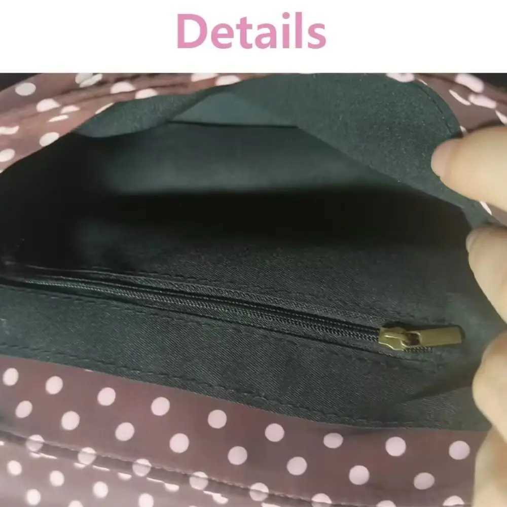 New Polka Dot Vintage Bag Casual Canvas Crossboby Bag Lace One-Shoulder Bag