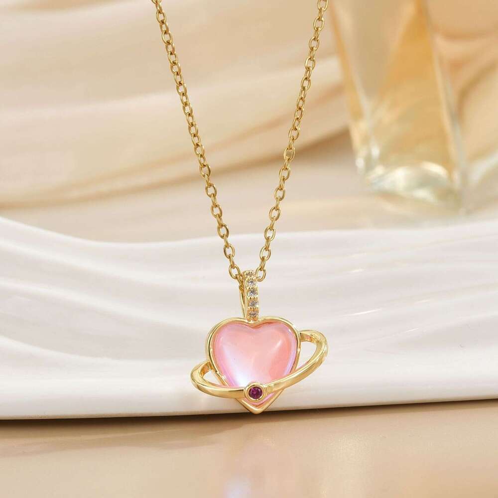 Light Titanium Steel Necklace For Women, Non-Fading Versatile High-End Pendant, Niche Design Simple Clavicle Chain, Autumn Winter Accessories Ffa