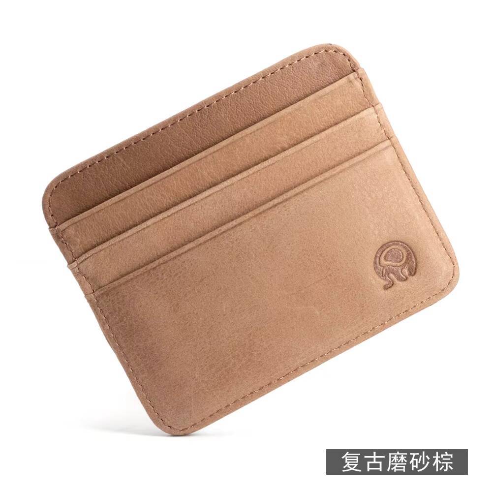 Import Cowhide Leather Lichi Pattern Mens Wallet Sort Woman Vintage Style Credit Card Holder Cash Purse lambskin ddmynov