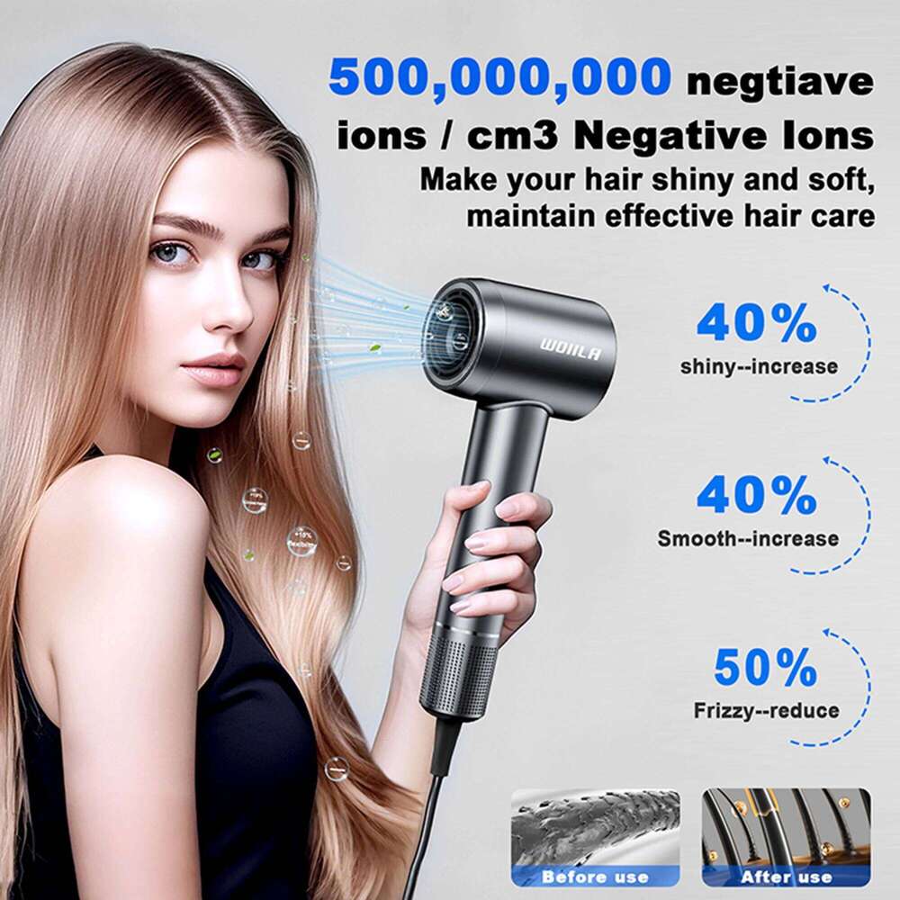 Professional High Speed Dryer 110V Negative Ion Constangt Temperature Care Fast Anion Electric Hair Dryer