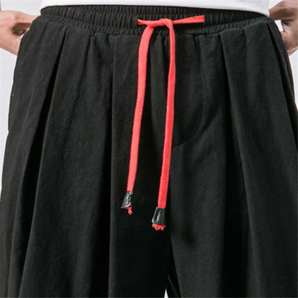 5KKS New Oversize Men Loose Harem Pants Autumn Chinese Linen Overweight Sweatpants High Quality Casual Brand Trousers Male y250716