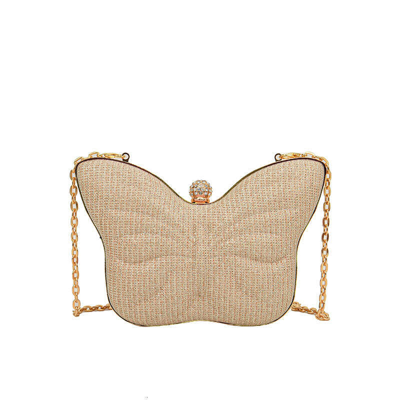 Cute Small 2025 New Style Personality Creative Butterfly Fashionable Women's Single Shoulder Chain Crossbody Mini Lipstick Bag