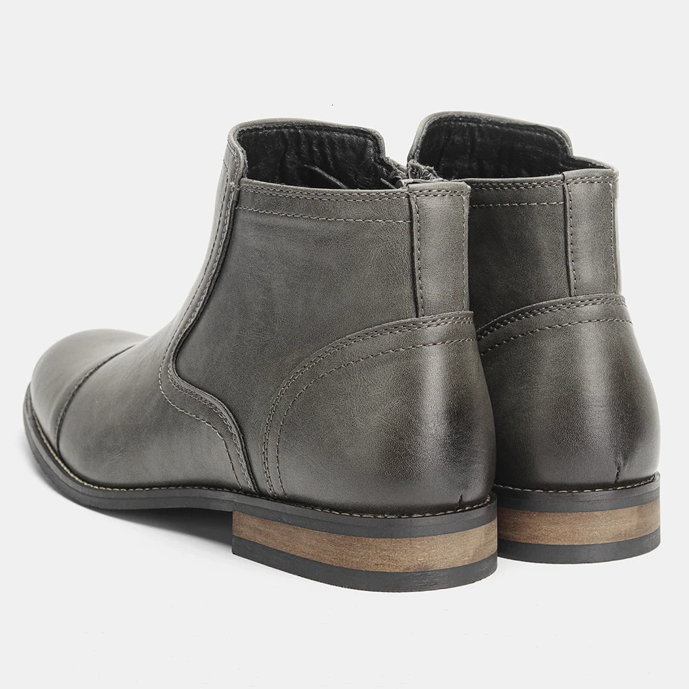 Mens Comfortable Ankle Leather Boots Mens Fashion 250715