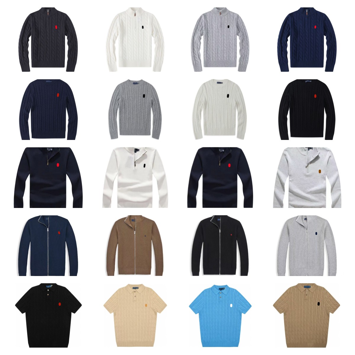 sweater men knit designer uomo sweaters knitted pullover luxury embroidery winter autumn casual hoodie hoodies sweatshirt sweater designer sweater quarter zip