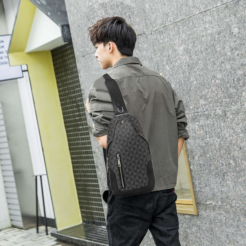 Lacel Urwebin Designer Cross body bag Chest Large Capacity Outdoor Multifunctional Small Backpack Trendy Men's Bag