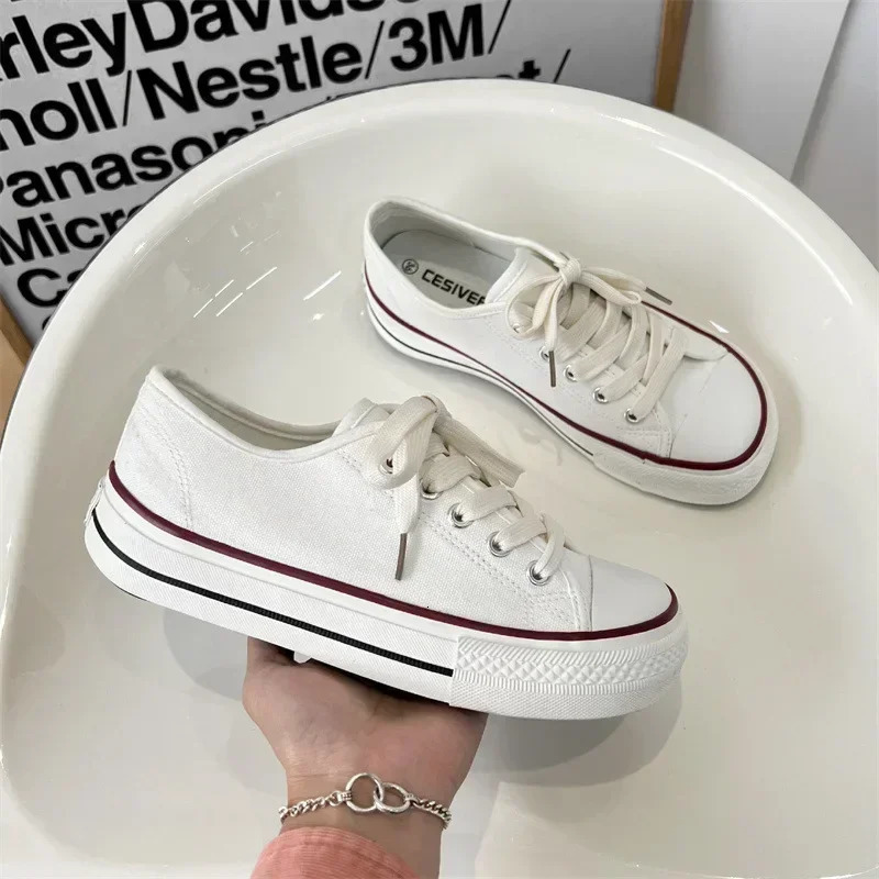 Women Canvas Shoes Women Fashion Summer Casual Sneakers Student Casual Shoes Woman Vulcanize Shoes 250712