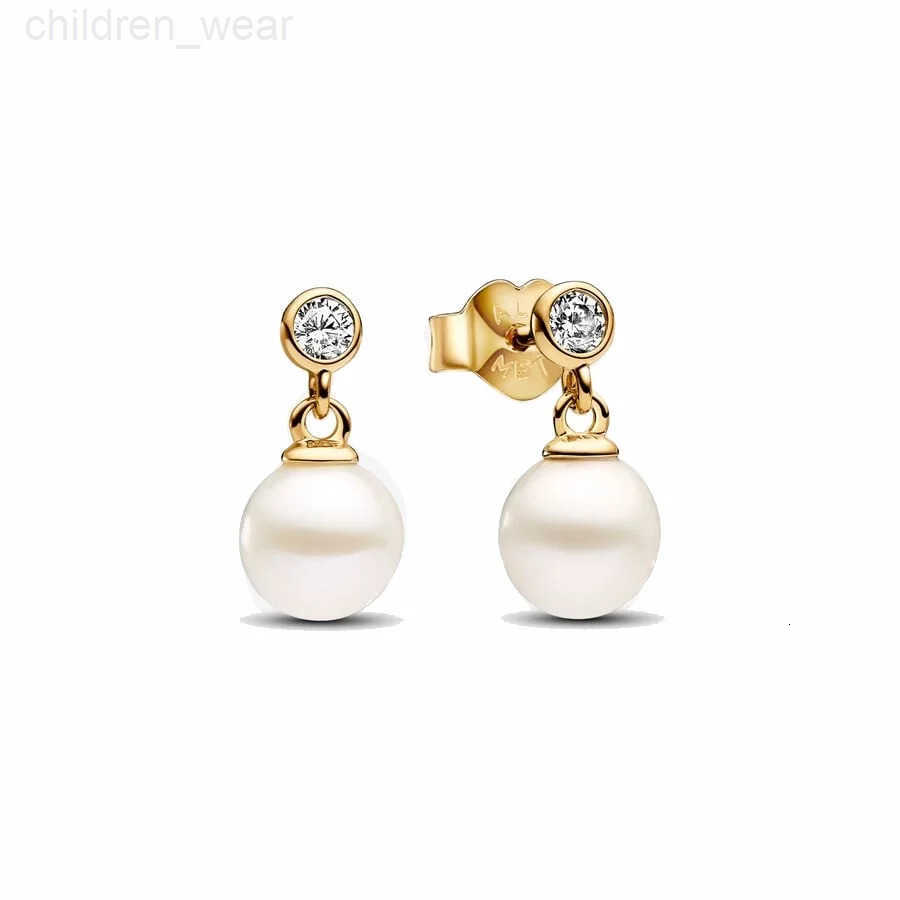 Disney Freshwater Cultured Pearl Zircon Ring Necklace Cross Love Stud Earrings Suitable for Women DIY Jewelry Gift 2024 New W20250716