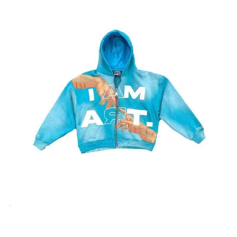American retro letter print Haruku Y2K loose sweatshirt men street casual fashion couple oversized zipper hoodie women