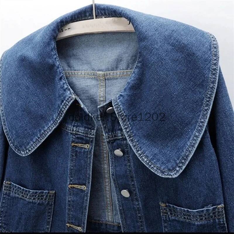 Spring Autumn Women Jacket Long Sleeve Casual Short Denim Coat Famale Jeans Jackets Outerwear Casaco Jaqueta Feminina