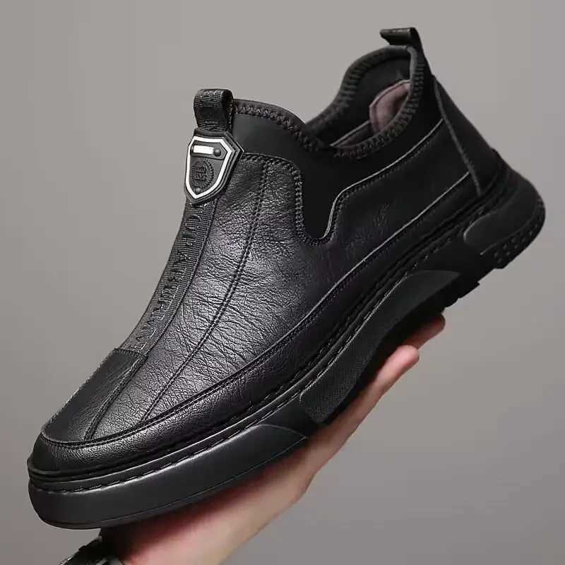 Soft Mens Leather Shoes Business Dress Formal Velvet Moccasin Footwear Offer Mens Casual Shoes High Quality Fashion Low Price PU W250716