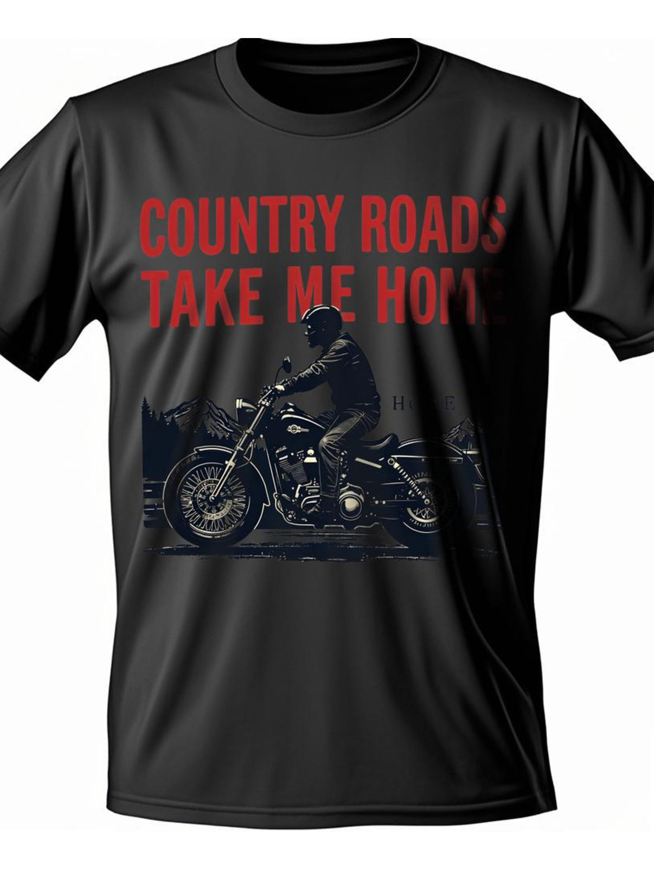 VogueEpoch T Shirts Adult black motorcycle text S-3XL Cotton Short sleeve Men White Round collar 180g Wed f6