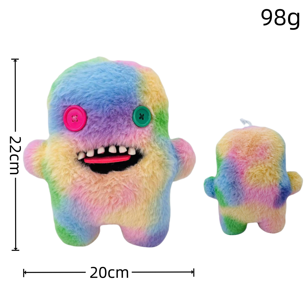 wholesale air Big teeth cute monster pendant