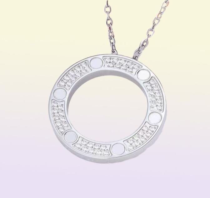 New style men039s and women039s pendant necklaces fashion designer design stainless steel necklace man039s Valentine0392884686