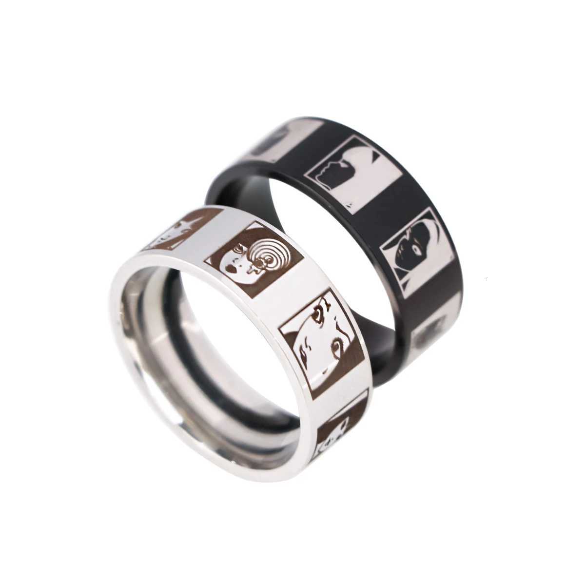 Anime Finger Rings Women Ring Stainless Steel Japanese Horror Manga Cosplay Ring Jewelry Man Rings Accessories S250716