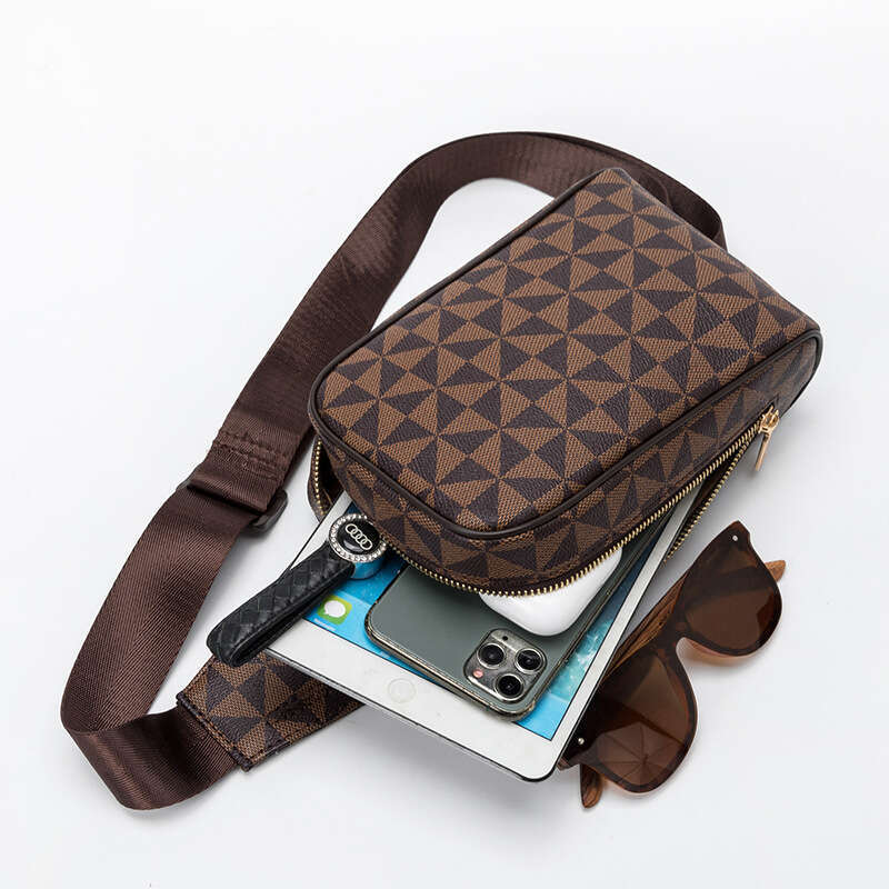 Lacel Urwebin Cross Body bag Men's Chest Single Shoulder Women's Large Capacity Multi-Functional Backpack Fashion Korean Version Trendy Cool