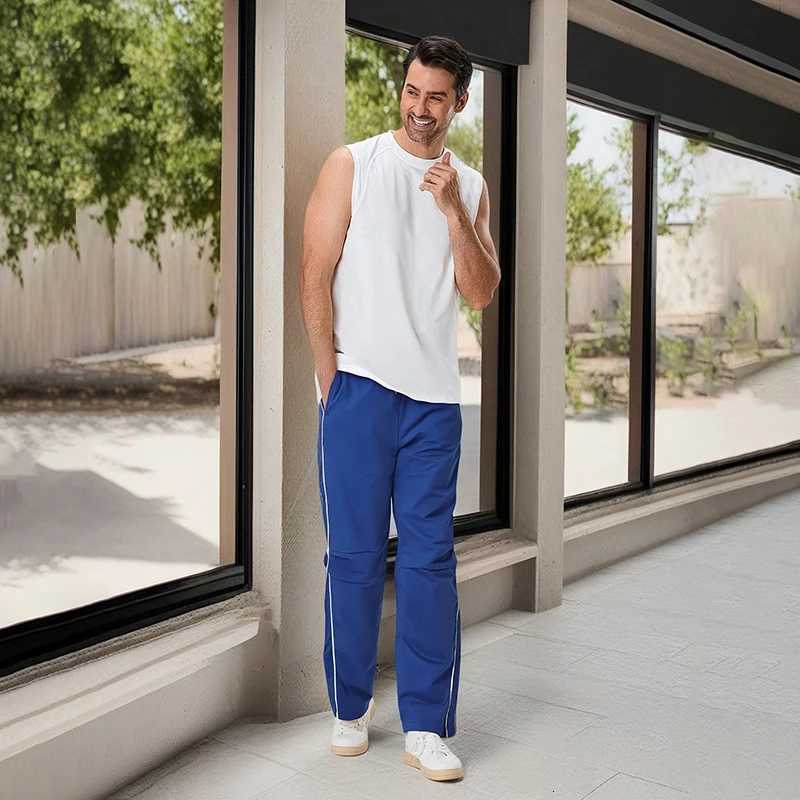 Men s Lightweight Jogger Sweatpants with Adjustable Drawstring Waistband and Side Pockets for Gym Workout y250716