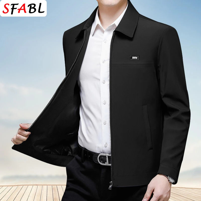 Loose Casual Business Mens Jacket Blazers for Men Formal Social Jacket Solid Color Office Dress Coat Spring Autumn 250716