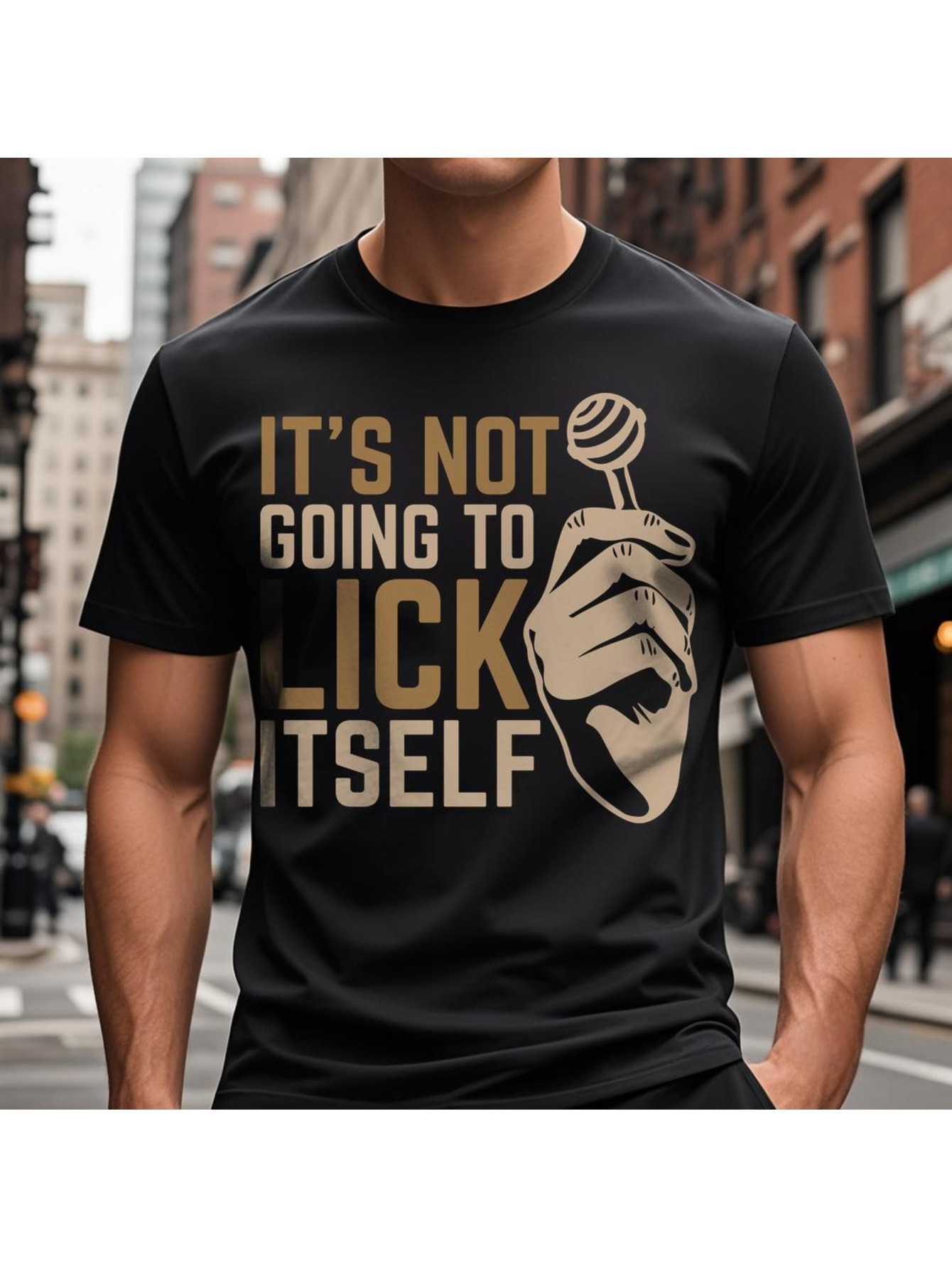 VogueEpoch black Men tiger 180g Adult Cotton Round collar S-3XL White text Short sleeve T Shirts Wed cf