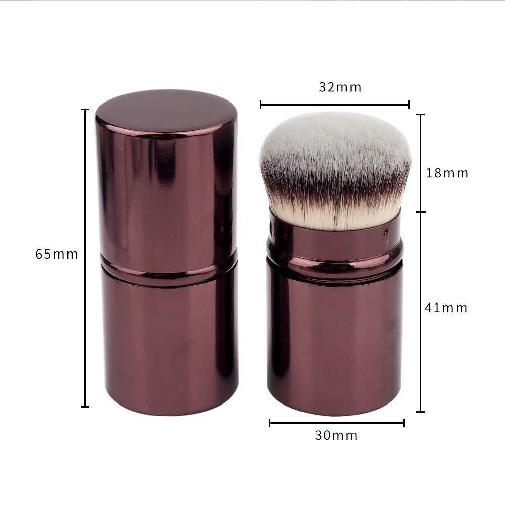 1Pcs Retractable Kabuki Brush Retractable Foundation Brush Foundation Powder Contour Makeup Brushes Portable Makeup Brushes XJ2500716